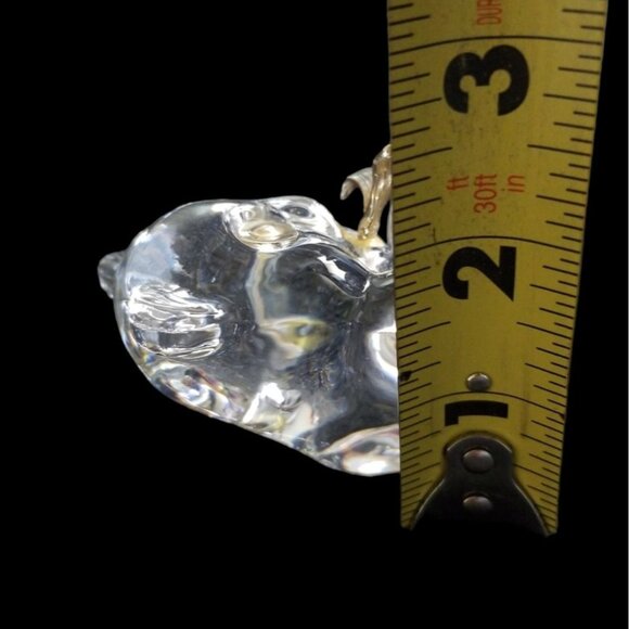 Igor Carl Faberge Panda Bear Paperweight Glass Art Signed 1989 FM Made in France - Picture 10 of 16